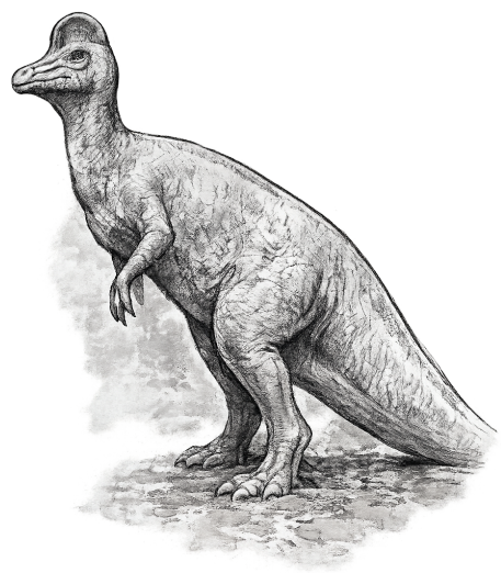 Corythosaurus-Modell im Traumlandpark
