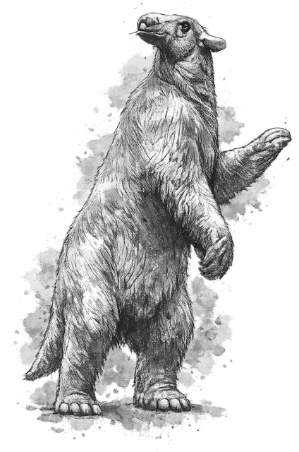 Megatherium-Modell im Traumlandpark