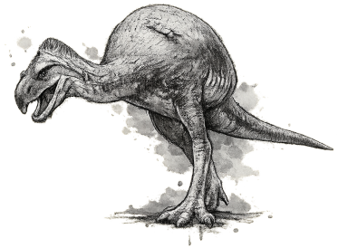 Oviraptor-Modell im Traumlandpark
