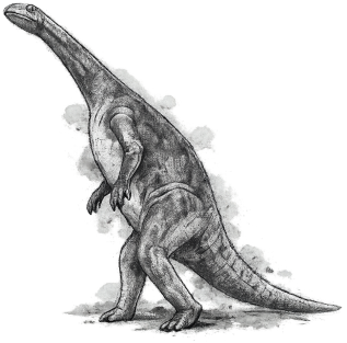 Plateosaurus-Modell im Traumlandpark