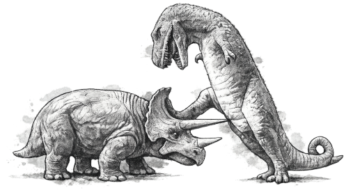 Tarbosaurus-Modell im Traumlandpark