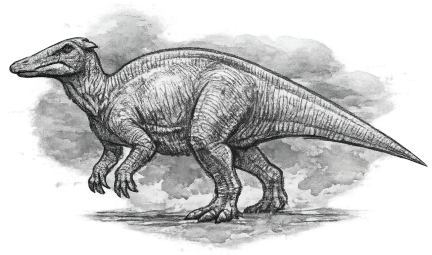 Trachodon-Modell